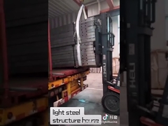 Light steel structure with galvanized Ag-AL coating